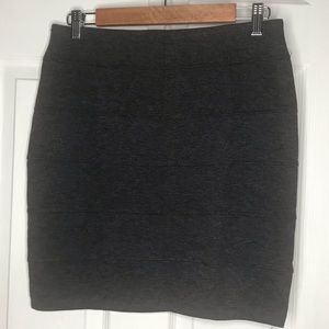 EUD Windsor Dark Gray Pencil Skirt sz L